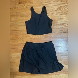 Outdoor Voices Sports Bra and Skort -